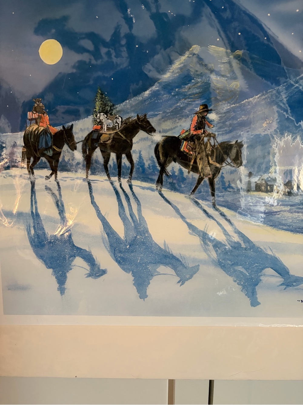 “Wise Men Still Seek Him” Original Watercolor by Western Artist Steve Taylor